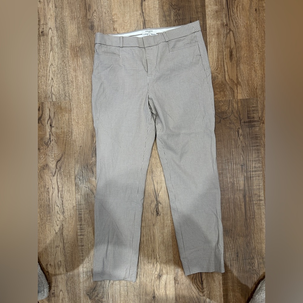 Women’s Banana Republic Sloan Gray Checkered Pants